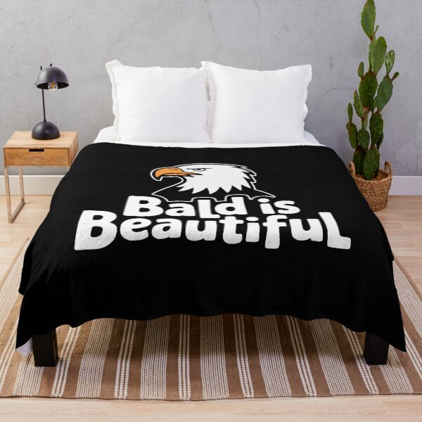 Item preview, Bald Is Beautiful! Funny Bald Eagle Pun designed and sold by PMCreative.