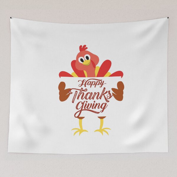 Item preview, Happy Thanksgiving – Turkey With a Message | Funny Holiday Design designed and sold by LeoCreazyShop.