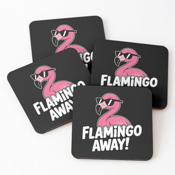 Item preview, Flamingo Away! Funny Flamingo Pun designed and sold by PMCreative.