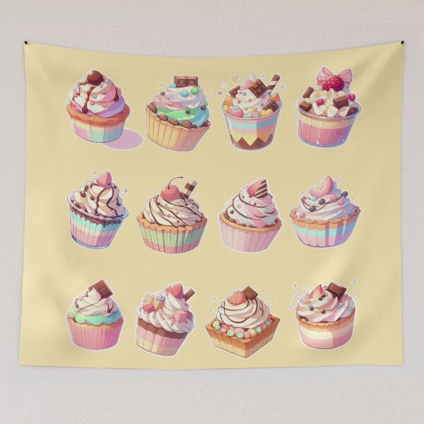 Item preview, Anime Cake – Colorful Kawaii Dessert | Cute Manga Style Food designed and sold by Sugar Wisdom .