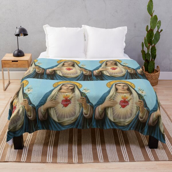 Item preview, Heart of Mary Virgin Mary Art Mother of God Our Lady Picture Holy Mother of Jesus designed and sold by tanabe.