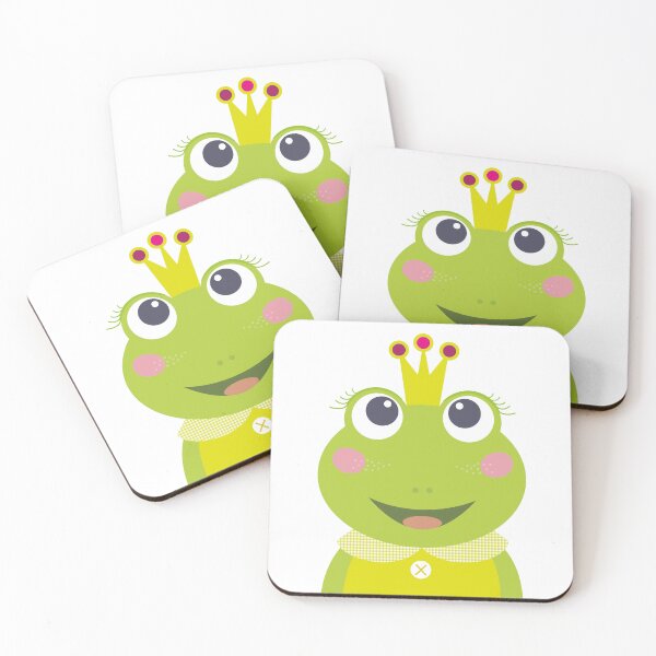 Item preview, Whimsical Frog Princess Illustration designed and sold by Les Petits Buttons.