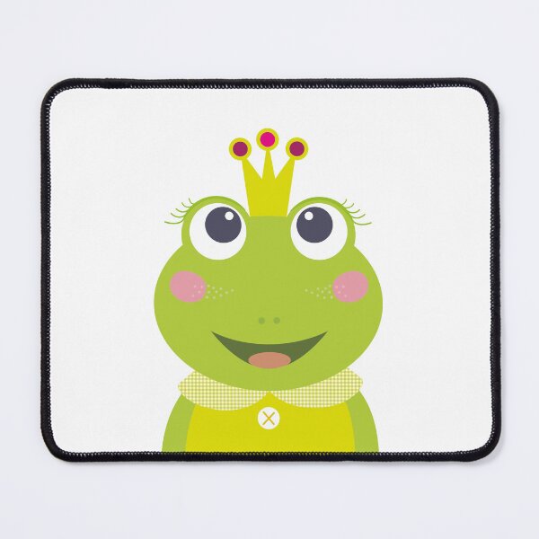 Item preview, Whimsical Frog Princess Illustration designed and sold by Les Petits Buttons.