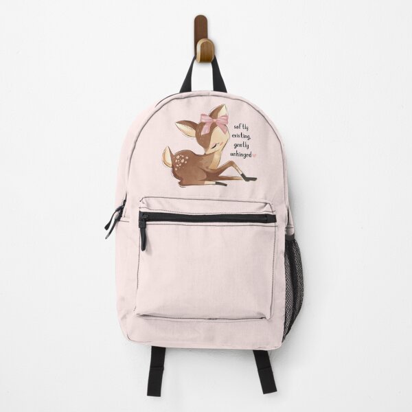 Item preview, Softly Existing Gently Unhinged Cute Deer designed and sold by AESTHETISCAPES.