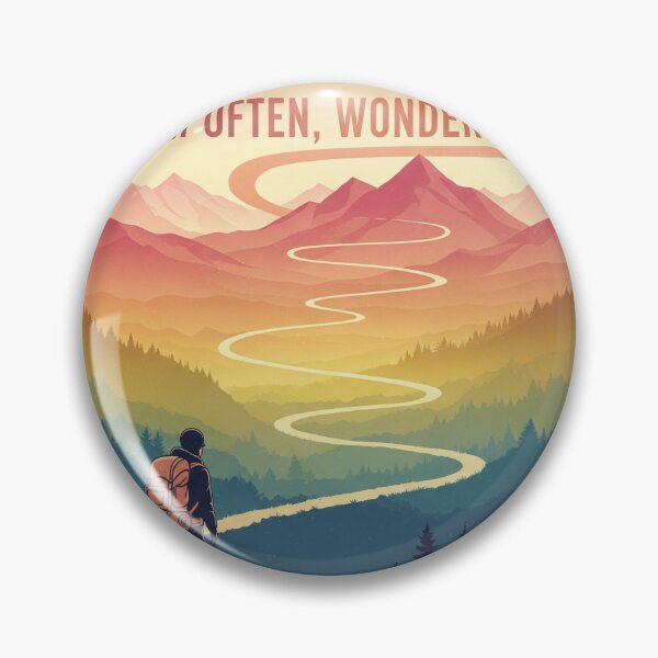 Artikelvorschau, Wander Often Wonder Always – Wanderabenteuer Bergdesign entworfen und verkauft von H1-made.