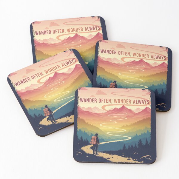 Artikelvorschau, Wander Often Wonder Always – Wanderabenteuer Bergdesign entworfen und verkauft von H1-made.
