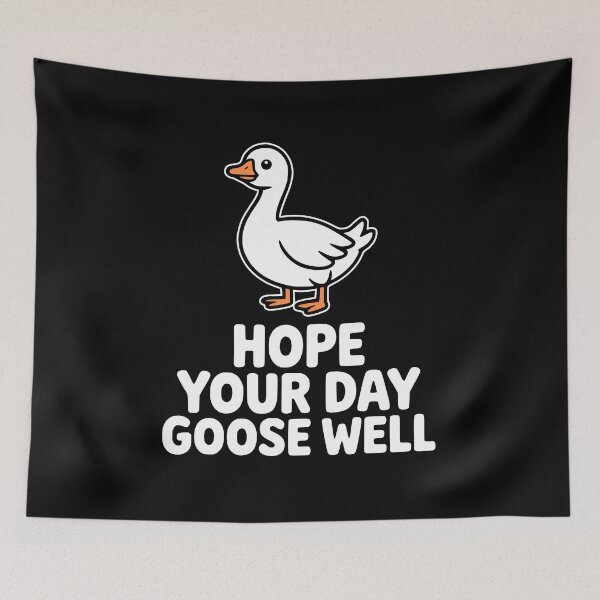 Item preview, Hope Your Day Goose Well! Funny Goose Pun designed and sold by PMCreative.
