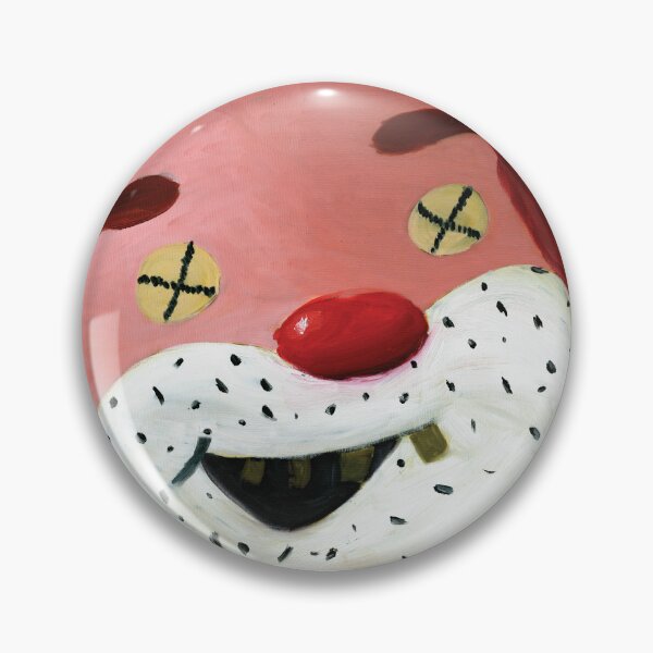 Item preview, Creepy Clown Face Oil Painting - Dark Carnival Art with X Eyes - Bamboozle Inspired designed and sold by ToffDesigns.