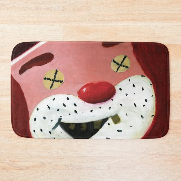 Item preview, Creepy Clown Face Oil Painting - Dark Carnival Art with X Eyes - Bamboozle Inspired designed and sold by ToffDesigns.