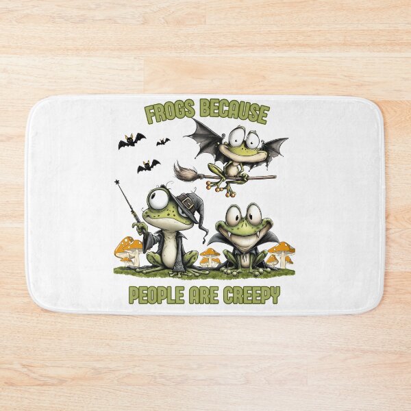Item preview, Creepy Cute Halloween Frogs – Funny Witch & Vampire Frog Design designed and sold by LEYGRAA.