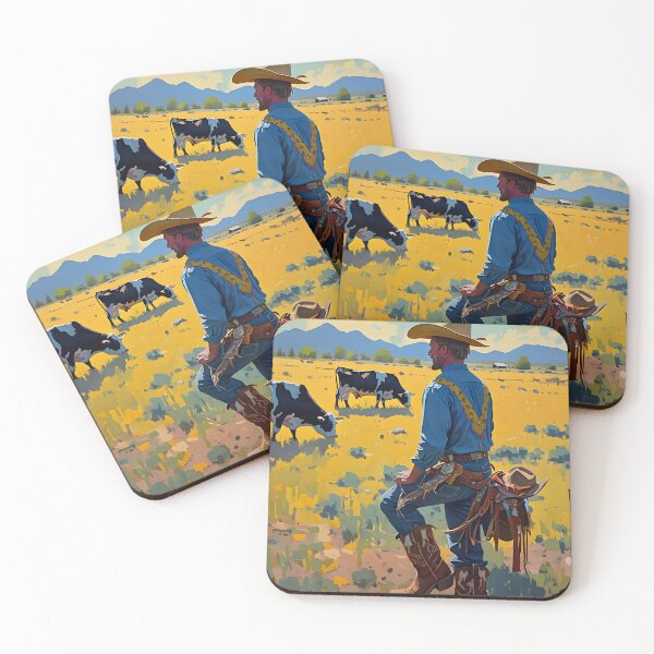 Item preview, The Cowboys Last Watch designed and sold by Paw's Arts.