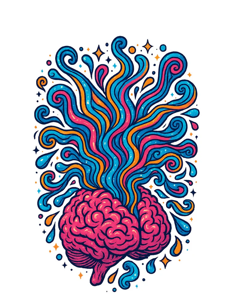 Thumbnail 4 of 4, iPhone Case, Exploding Mind designed and sold by SebbanArts.