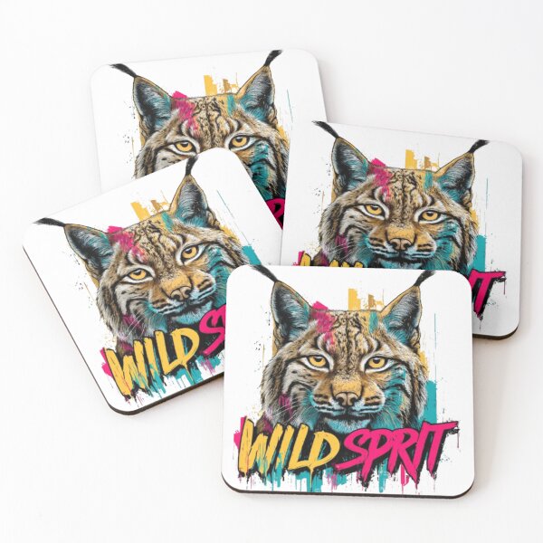 Item preview, Wild Spirit Lynx – Graffiti Street Art designed and sold by AlexLineArt.