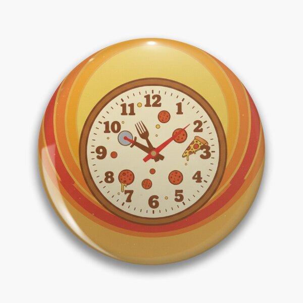 Item preview, pizza clock designed and sold by Artistfromspain.
