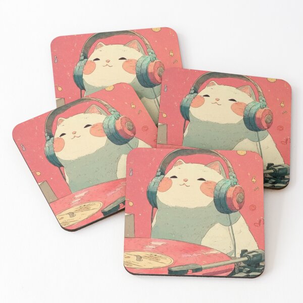 Item preview, "Purrfect Beats & Meow-sic Vibes" designed and sold by Print Fiction.