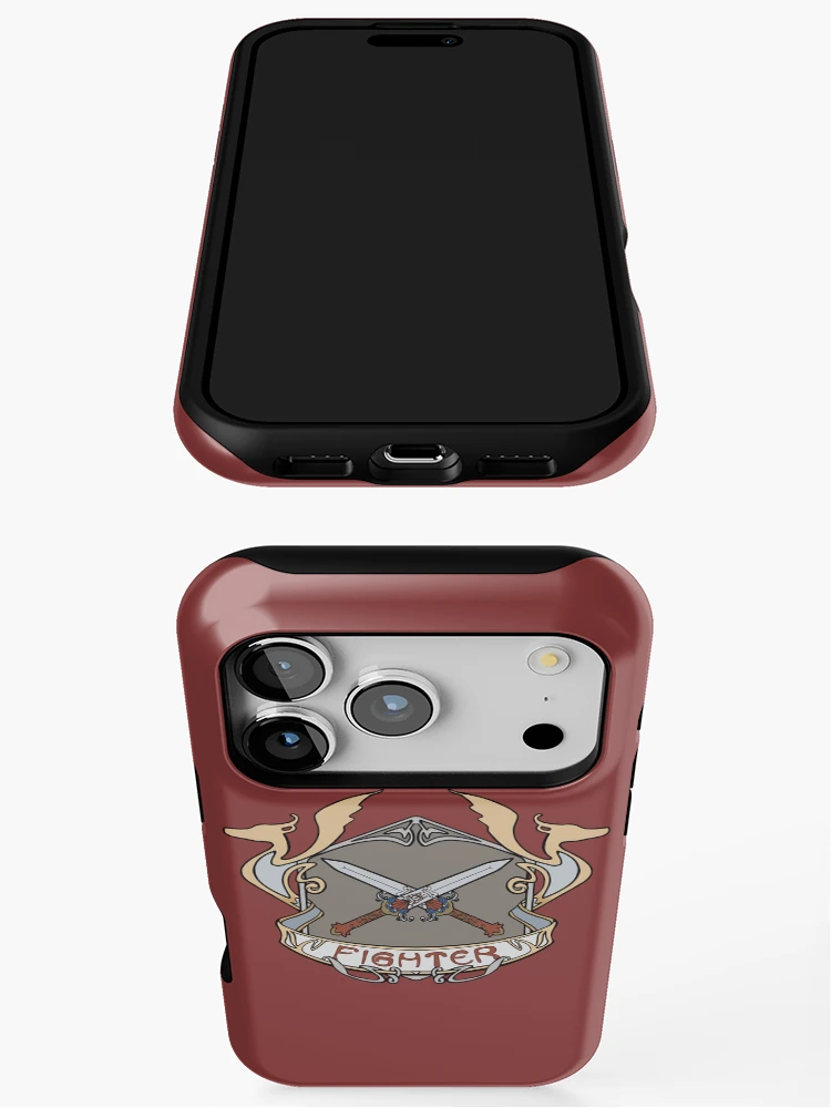 Thumbnail 3 of 4, iPhone Case, Fighter designed and sold by Ranefea.