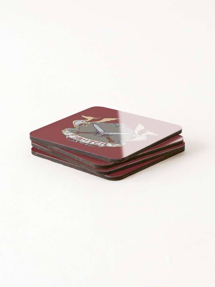 Thumbnail 4 of 5, Coasters (Set of 4), Fighter designed and sold by Ranefea.