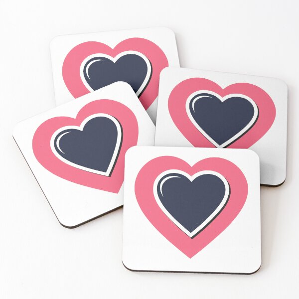 Item preview, Dual Heart Sticker designed and sold by psychcyberpunk.