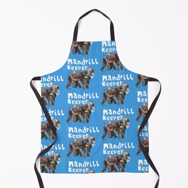 Item preview,  M is for Mandrill,Mandrill Illustration – Colourful African Primate Wildlife Art designed and sold by PrettylittlepastelUk.