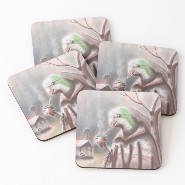 Item preview, Monk Parakeet designed and sold by EderArt.