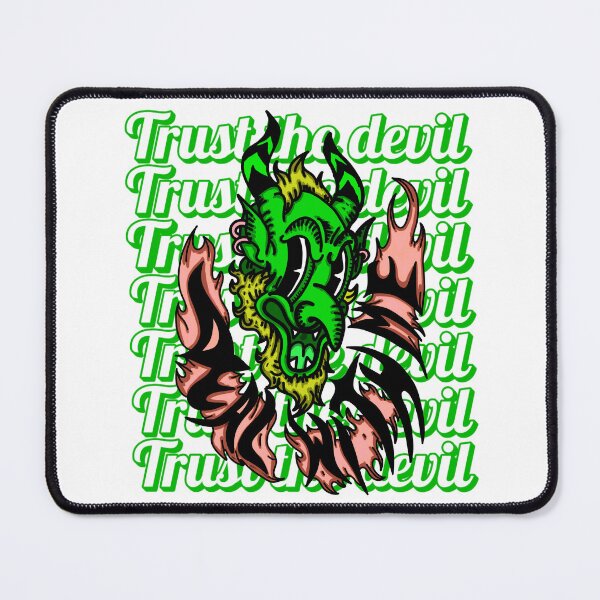 Item preview, Trust the devil - deal with the devil retro cartoon designed and sold by HellD3vil-Art.