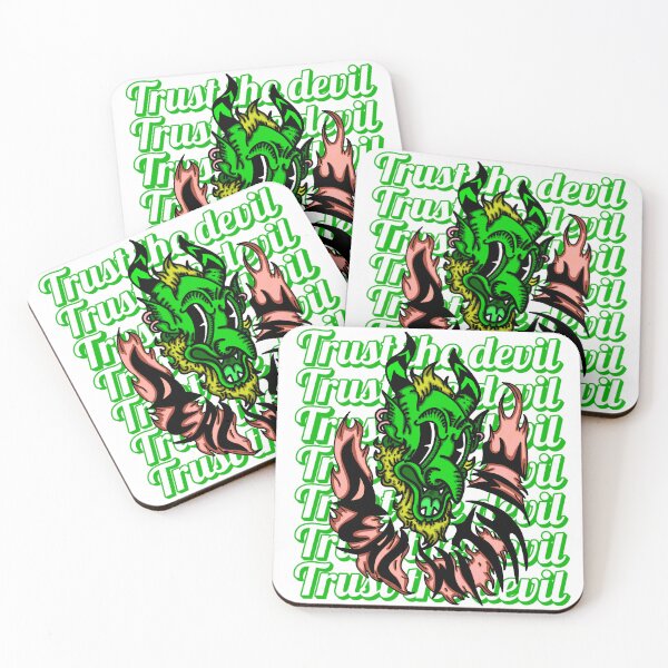 Item preview, Trust the devil - deal with the devil retro cartoon designed and sold by HellD3vil-Art.