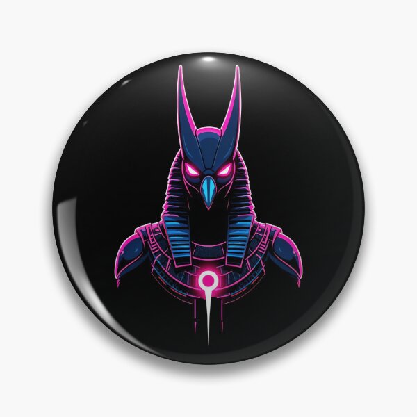 Item preview, Cyber Horus – Neon Falcon God Mythology Design designed and sold by SajQ.