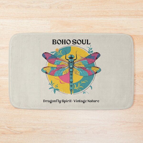 Item preview, "Colorful dragonfly in boho vintage style" designed and sold by PictorGraf.
