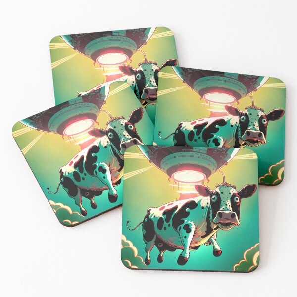 Item preview, WE ARE HERE! - Aliens in Balloons - UFO- Alien  designed and sold by CleverCulture.