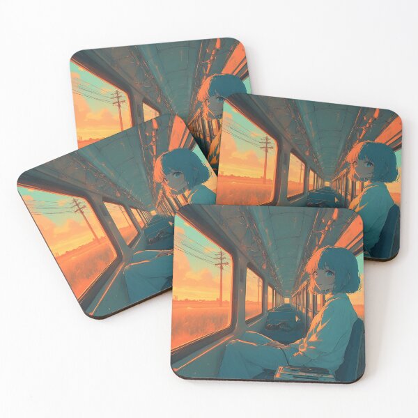 Item preview, Farewell on the train at sunset designed and sold by Working-Woman.