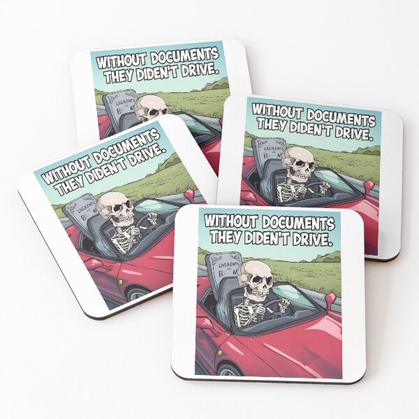 Item preview, Skeleton Driver – Without Documents They Don’t Drive designed and sold by RAKO13.