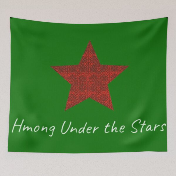Item preview, Hmong Under the Stars – Tribal Night Sky Pattern Art designed and sold by PimTribe.