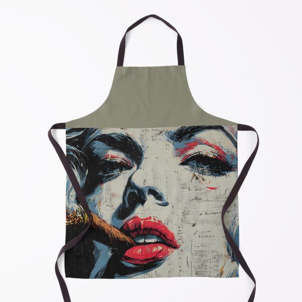 Item preview, Ignite Boldness and Rhythm - A Vibrant Abstract Woman Portrait of Confidence Music and Edge designed and sold by OlfactoART Studio.