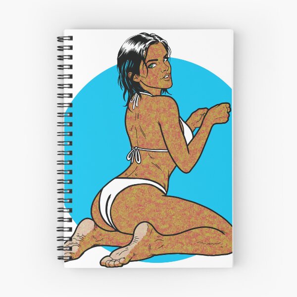Artikelvorschau, Weißer Bikini Pinup entworfen und verkauft von SolefulStickers.