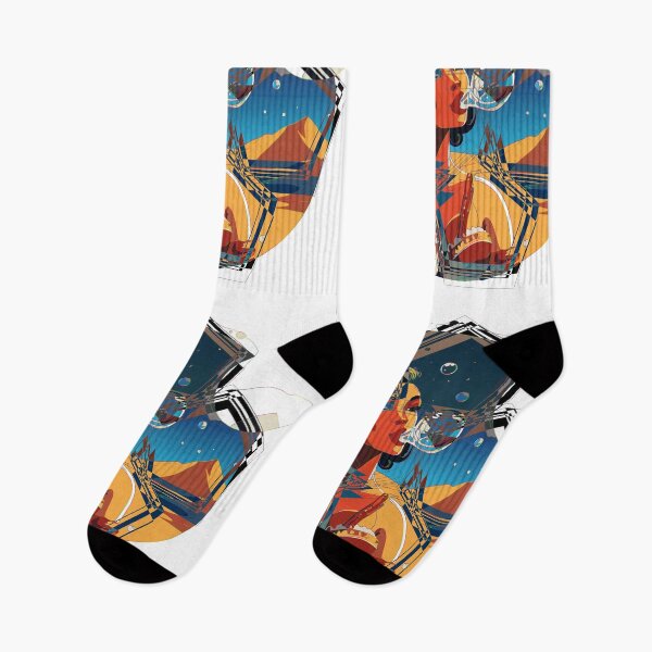 Item preview, Girl Blowing Bubbles on Mars designed and sold by Tigerbuck's.