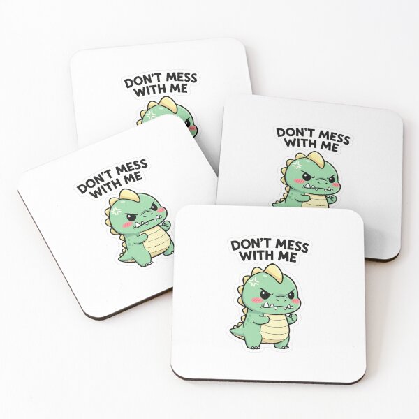 Item preview, Don't Mess With Me Dinosaur Sticker  designed and sold by Atu Art.