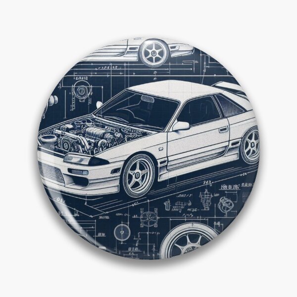 Item preview, For The Enthusiasts - Iconic JDM Chassis Code Grid Design V.2 designed and sold by CARSOOTH.