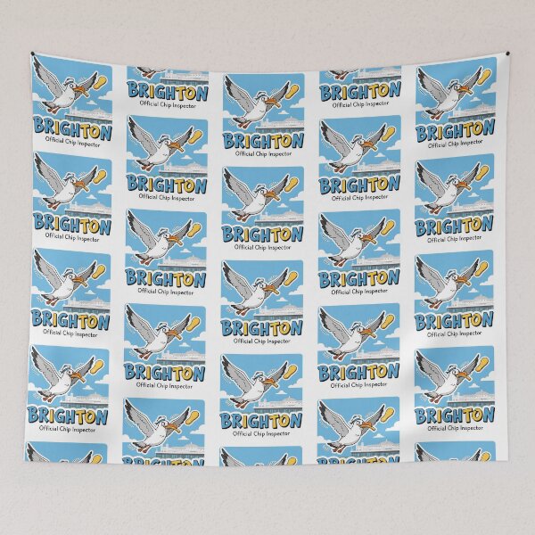 Item preview, Official Chip Inspector - Funny UK Seaside Seagull Gift designed and sold by Digital Dreams Arts.