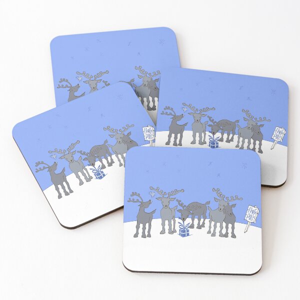 Item preview, Santa’s reindeer on Christmas morning  designed and sold by SUSY JOHNSEN/SUSY-J.