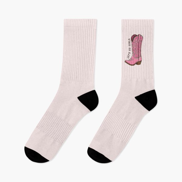 Item preview, Let’s go girls | Pink cowgirl boot designed and sold by MamSelle.