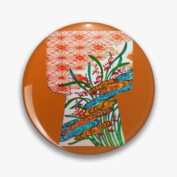 Item preview, Golden Swirls and Scarlet Blossoms designed and sold by WheelieGdArt.