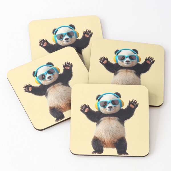 Item preview, Panda DJ with Sunglasses & Headphones designed and sold by VibrArtco.