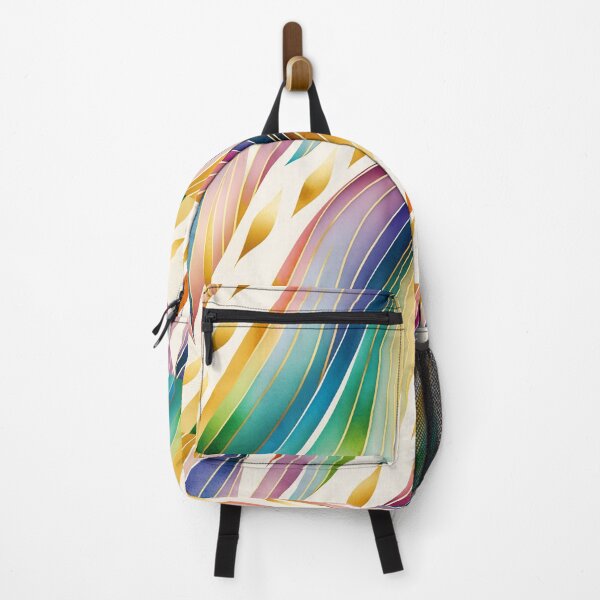 Item preview, Watercolor RAINBOW - Art Deco - PATTERN - Gold Leaf - Rainbow - Art Styles designed and sold by CleverCulture.