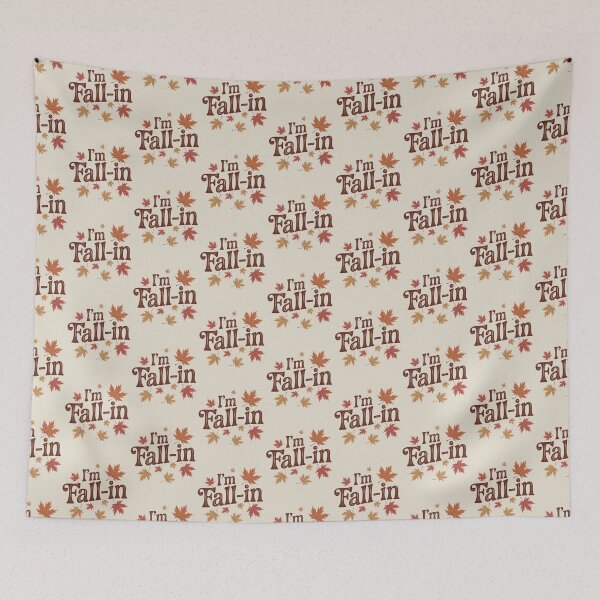 Item preview, Cute autumn, I'm fall-IN and marple leaves designed and sold by EmsiPrintVault.