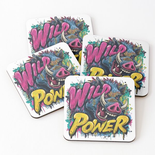 Item preview, Wild Power Boar – Graffiti Street Art designed and sold by AlexLineArt.