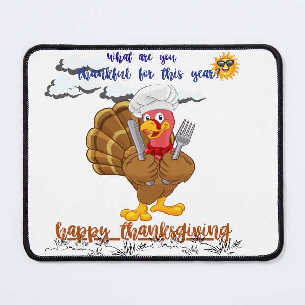Item preview, Thankful Turkey Chef – What Are You Thankful For? | Funny & Festive Thanksgiving Design designed and sold by LeoCreazyShop.