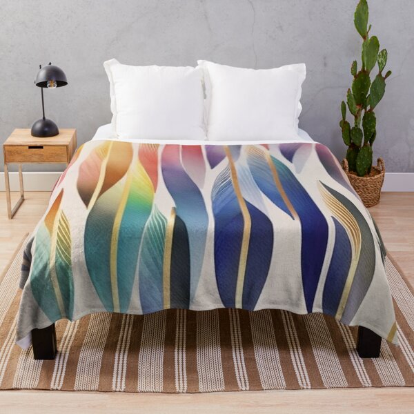 Item preview, Watercolor RAINBOW - Art Deco - PATTERN - Gold Leaf - Rainbow - Art Styles designed and sold by CleverCulture.
