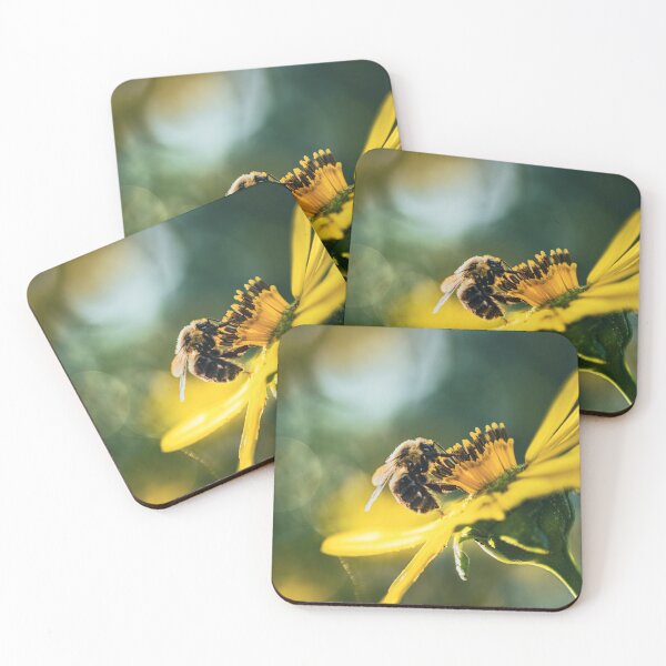 Item preview, Bee Collecting Pollen designed and sold by Del Phoenix Photography.