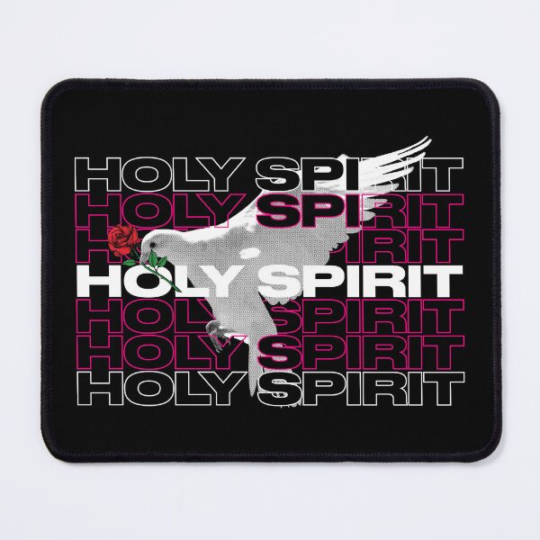 Item preview, Holy Spirit graphic with a dove holding a rose designed and sold by Christian Apparel, Decor and More.