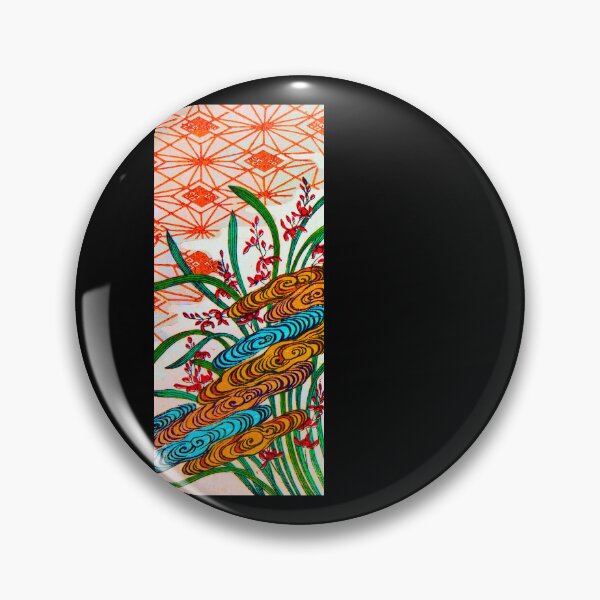 Item preview, Golden Swirls and Scarlet Blossoms - V3 designed and sold by WheelieGdArt.